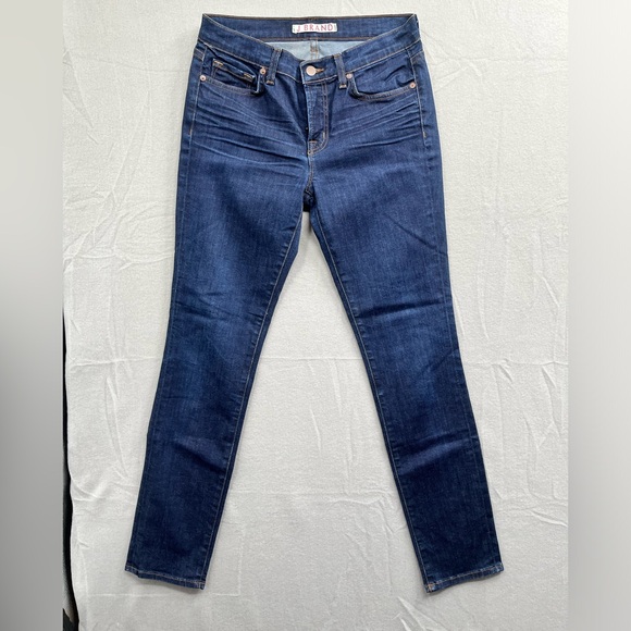 Women's J Brand Freedom Dark Wash High Rise Skinny Denim Jeans Size 27 - Picture 1 of 10